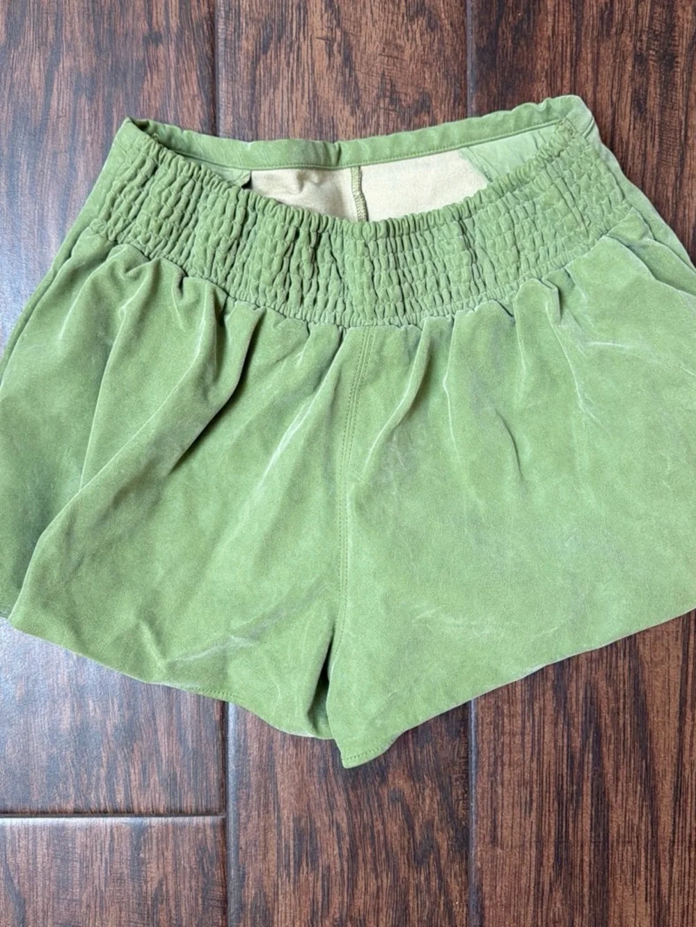 Free People Green Mini Skort
